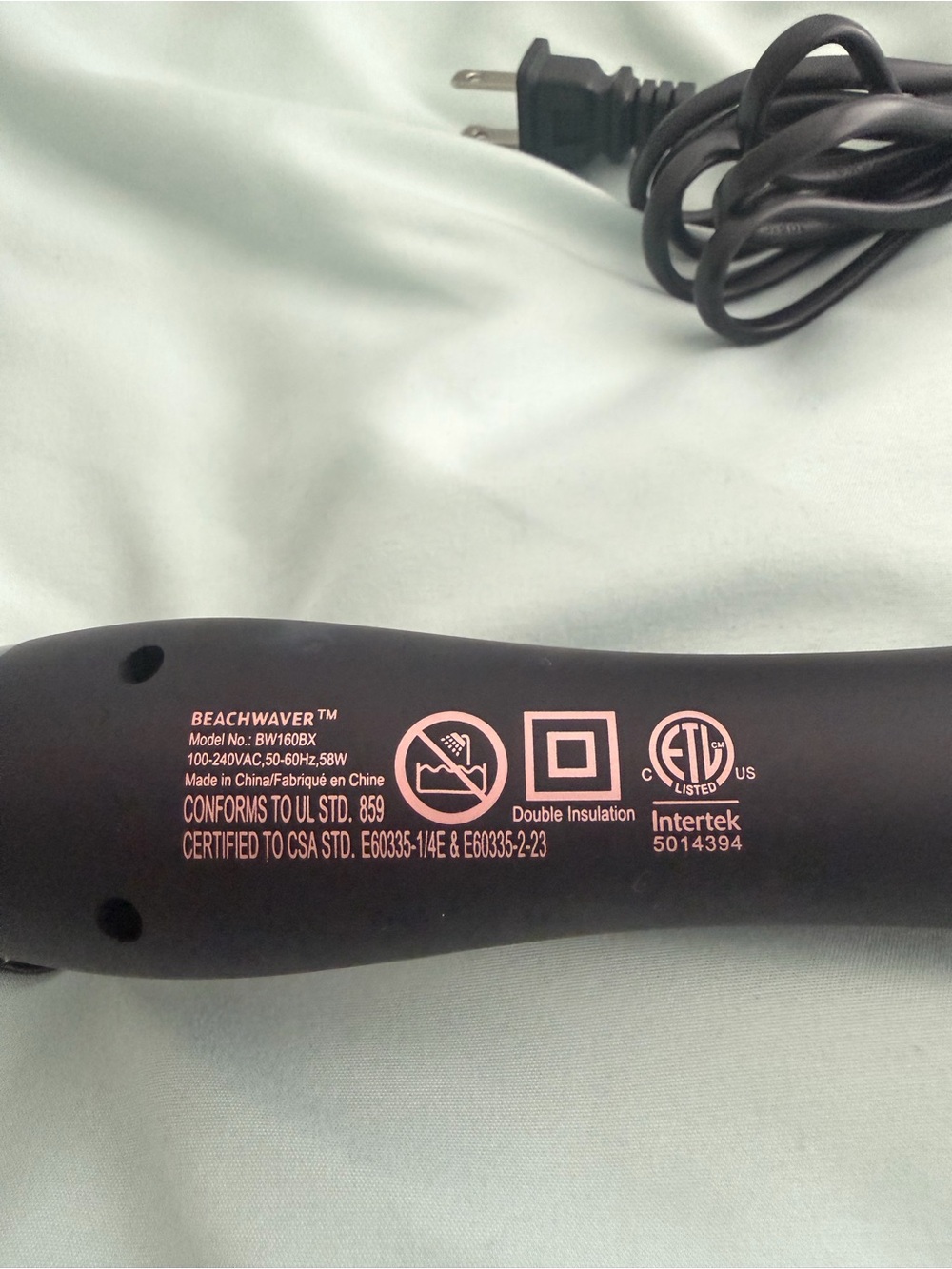 Beachwaver B1 Rotating Curling Iron Midnight Rose